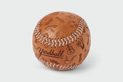 Father's Day Yardball, angled view of engraving