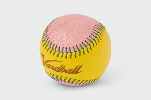 Side of the Pencil Yardball stamped with the word soft